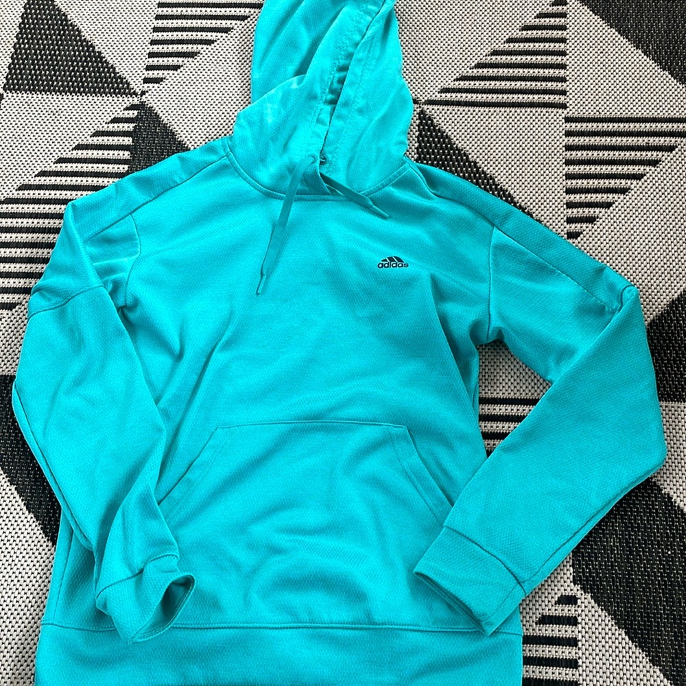 Teal adidas hoodie
